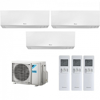 Мульти сплит-система Daikin 3MXM52N7(A) / FTXM20R на 3 комнаты с установкой